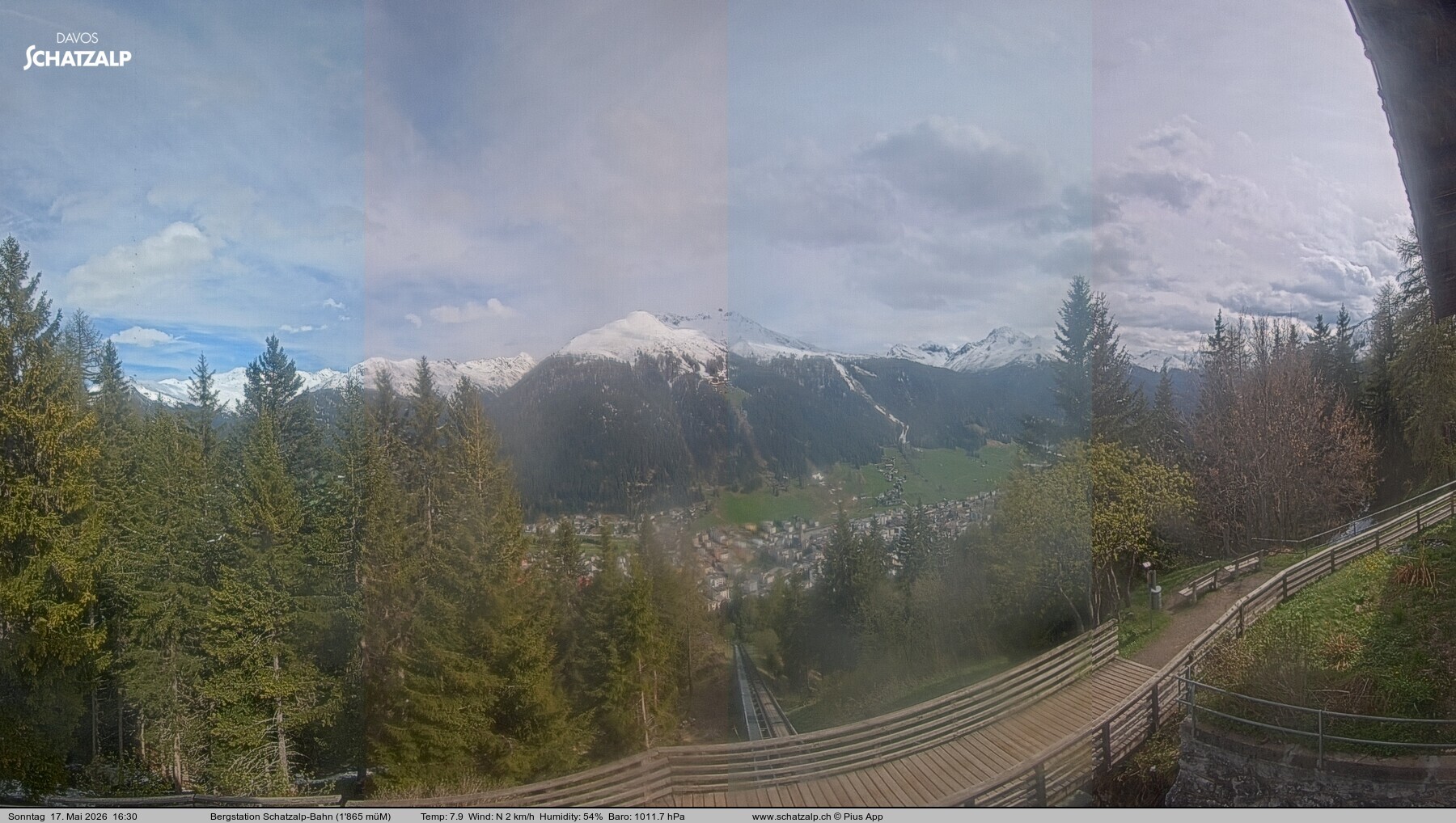 Archiv Foto Webcam Schatzalp
