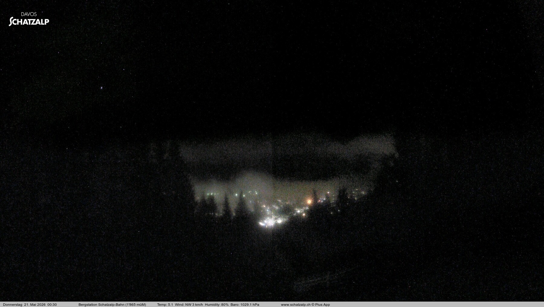 Archiv Foto Webcam Schatzalp