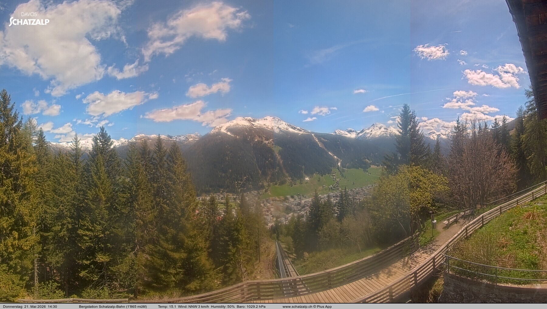Archiv Foto Webcam Schatzalp