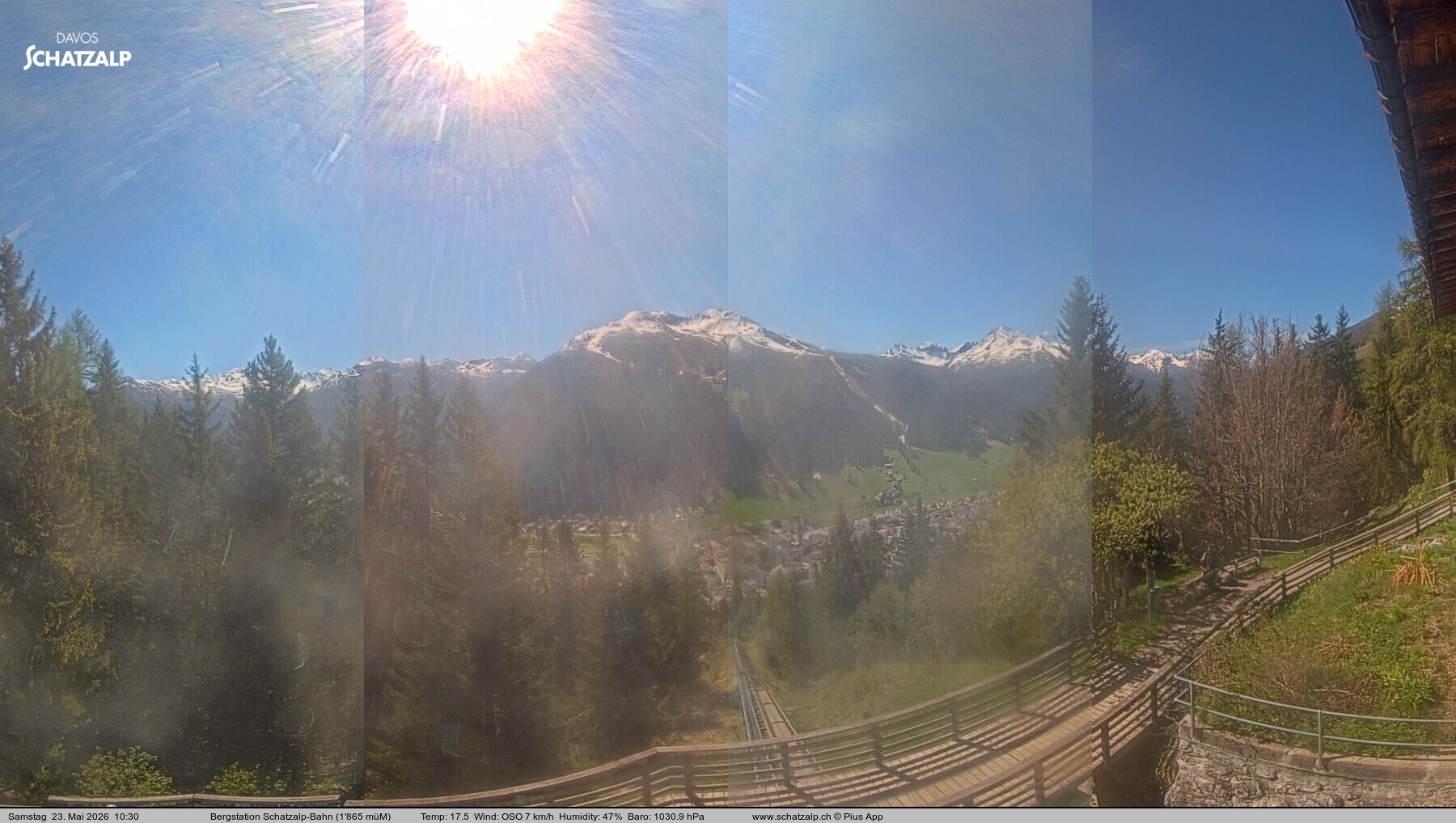 Archiv Foto Webcam Schatzalp