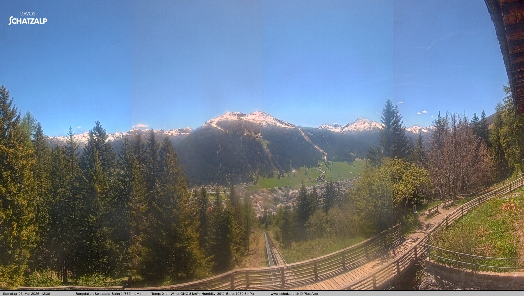 Archived image Webcam at Schatzalp