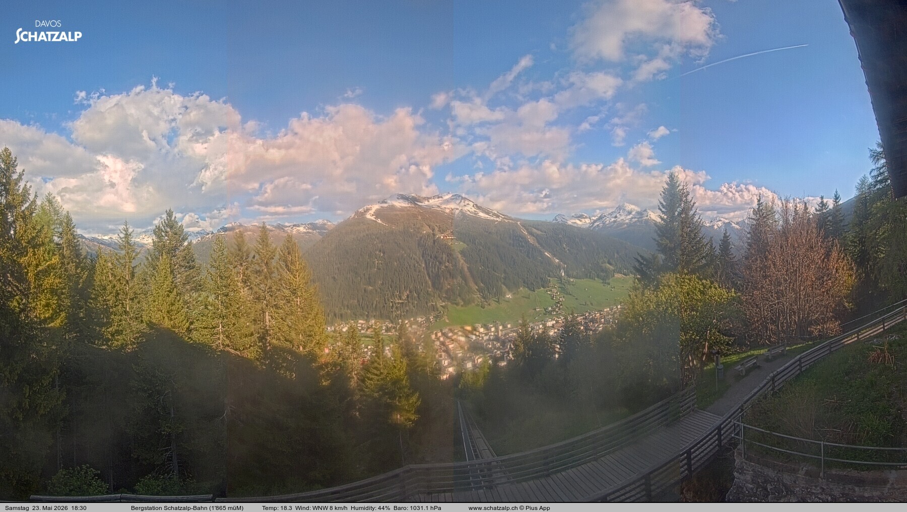 Archived image Webcam at Schatzalp