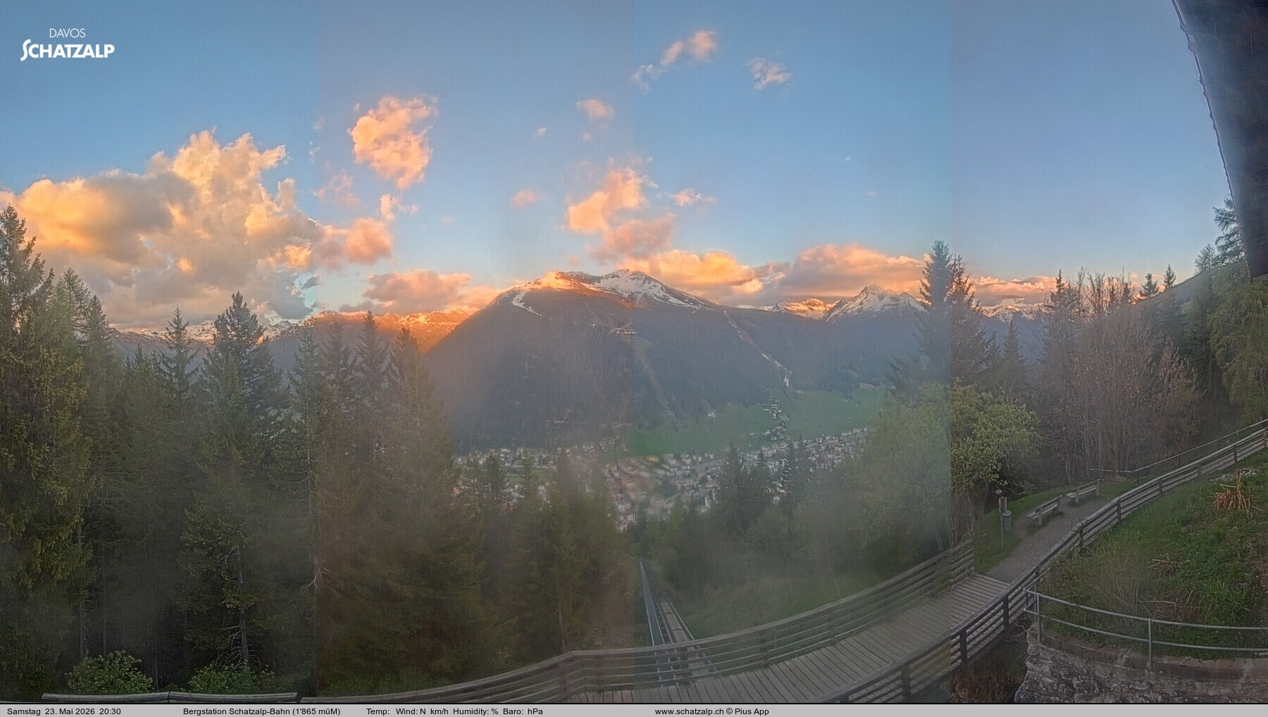 Archived image Webcam at Schatzalp
