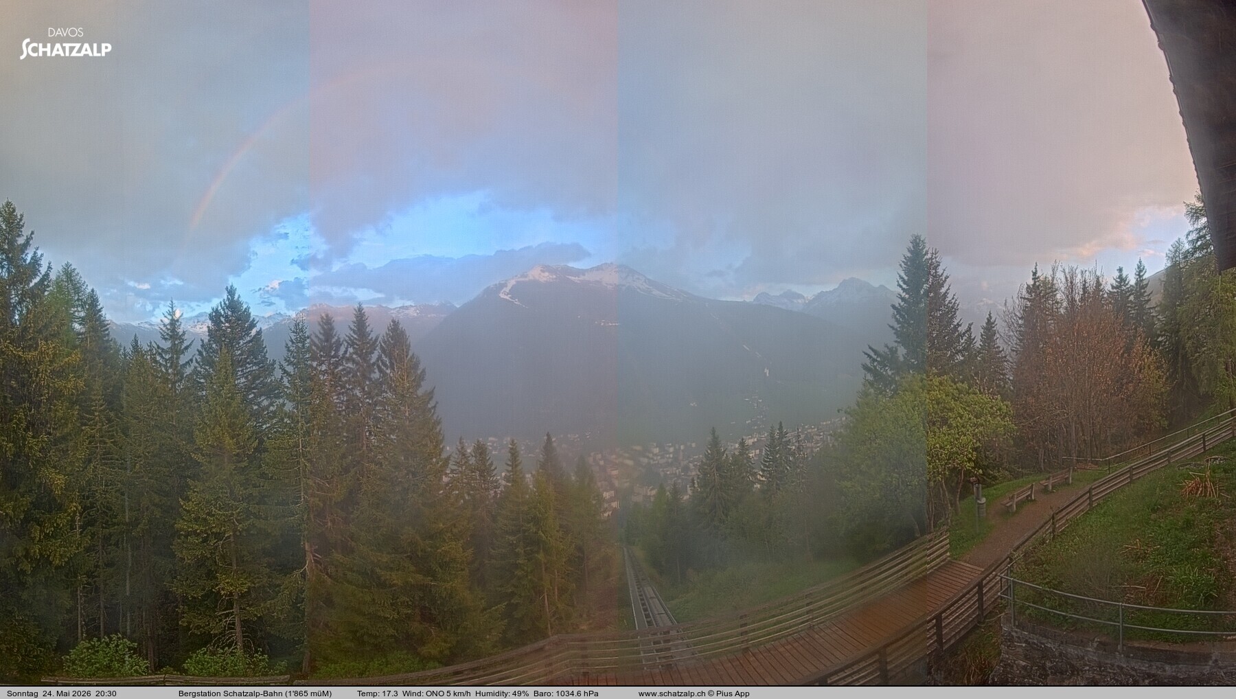 Archiv Foto Webcam Schatzalp