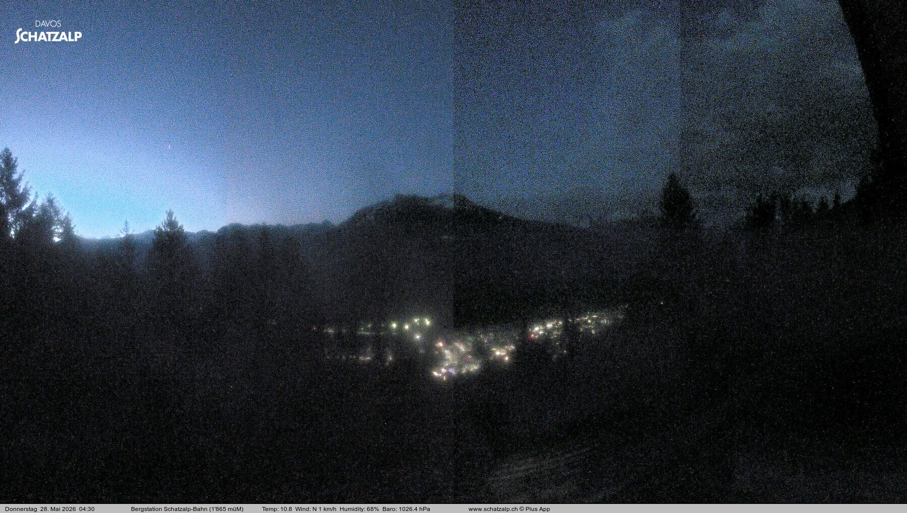 Archiv Foto Webcam Schatzalp