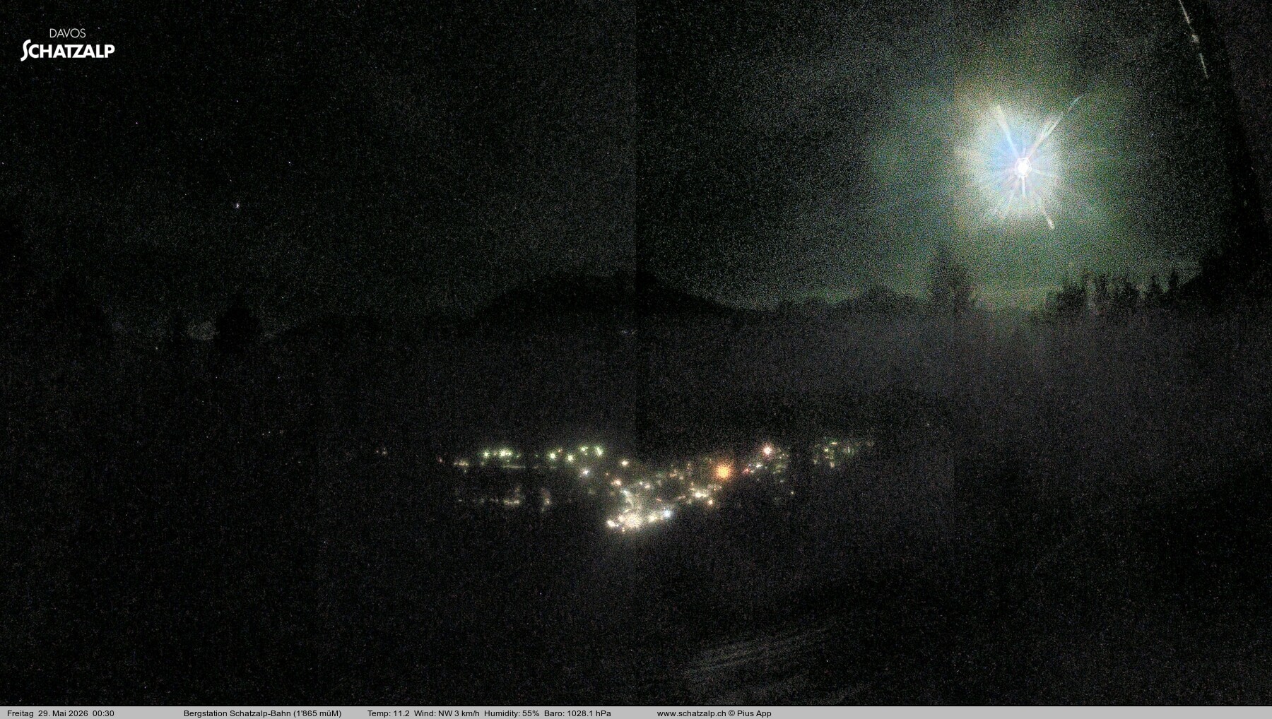 Archived image Webcam at Schatzalp