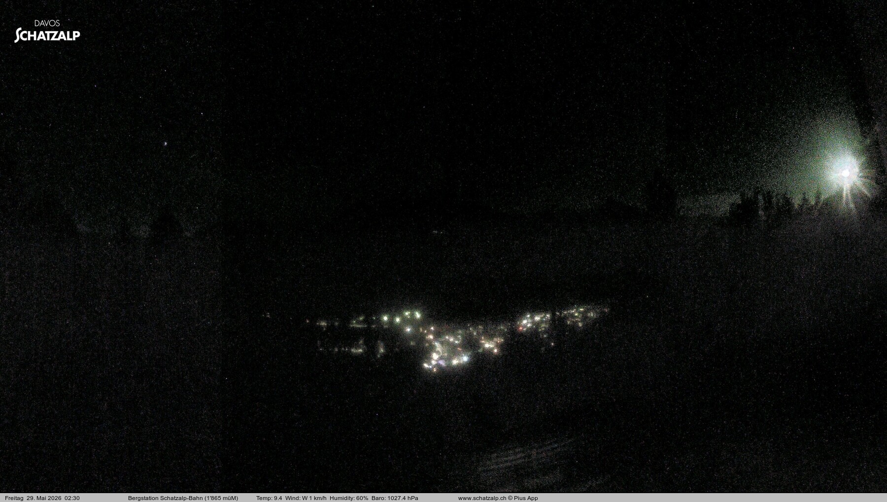 Archived image Webcam at Schatzalp