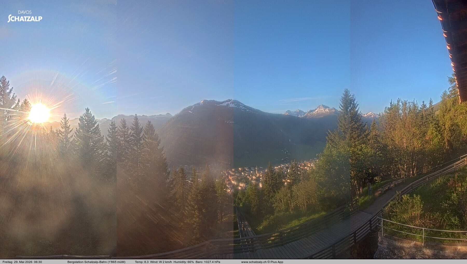 Archived image Webcam at Schatzalp