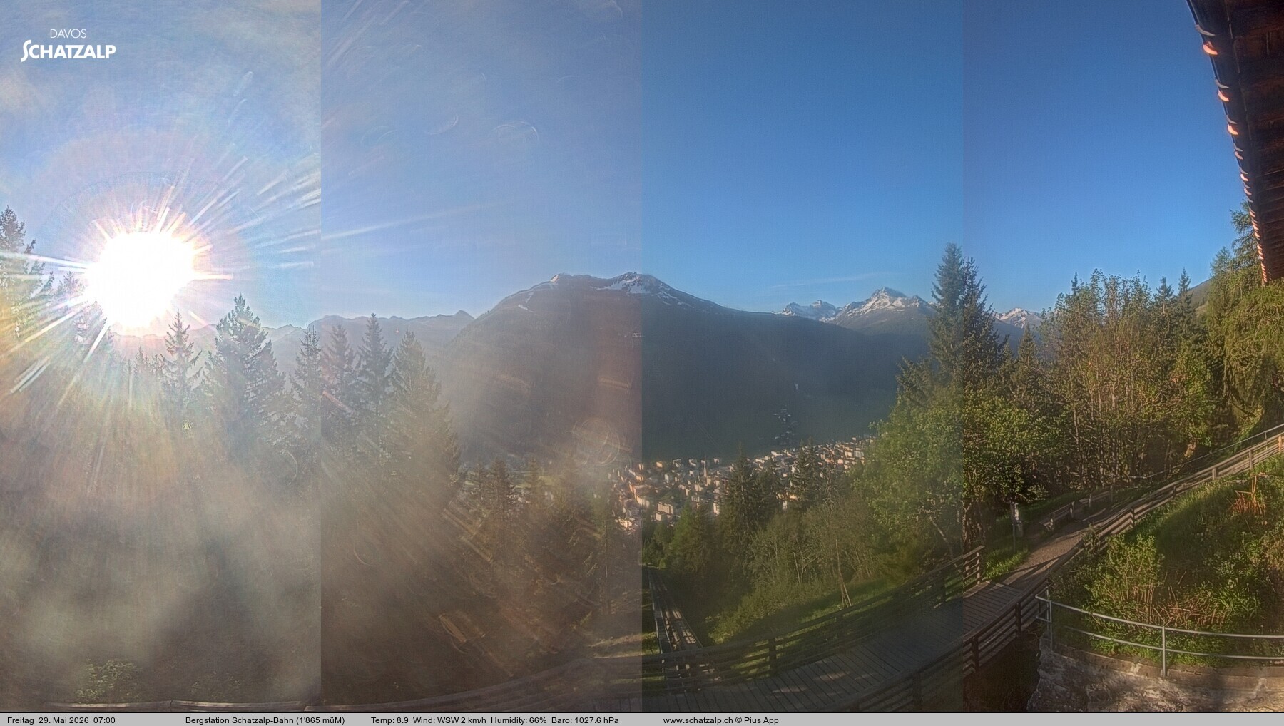 Archived image Webcam at Schatzalp