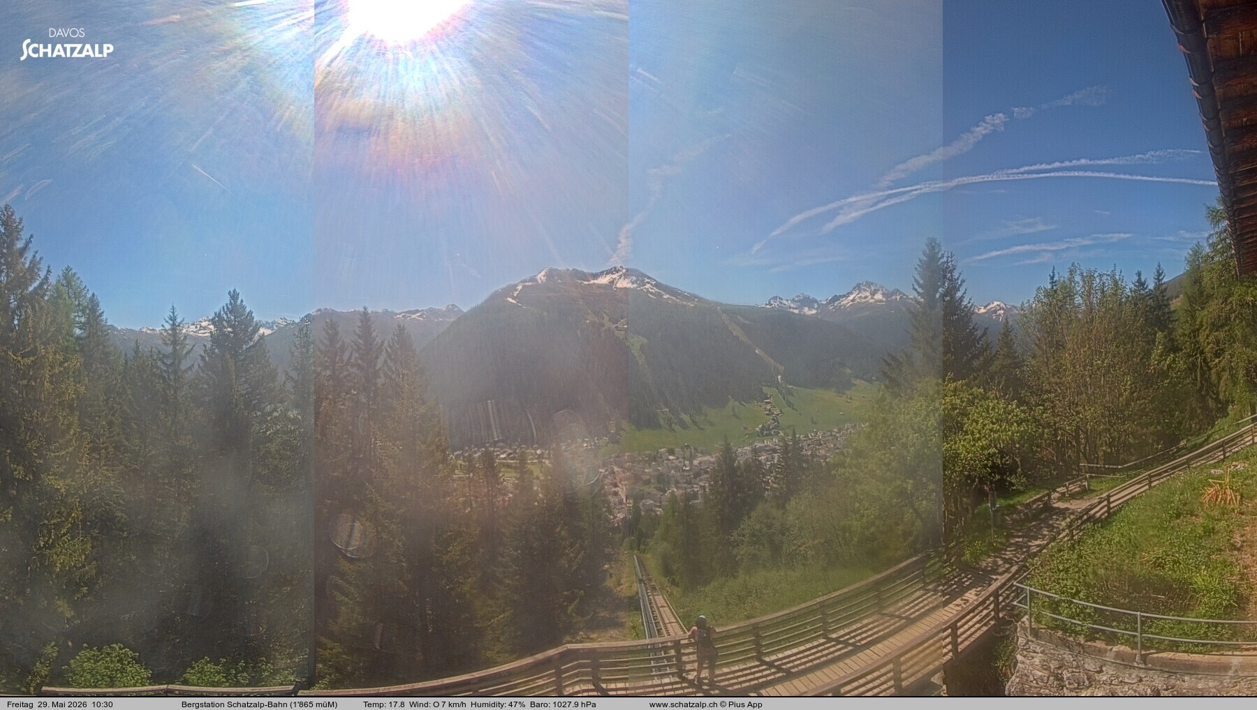 Archived image Webcam at Schatzalp