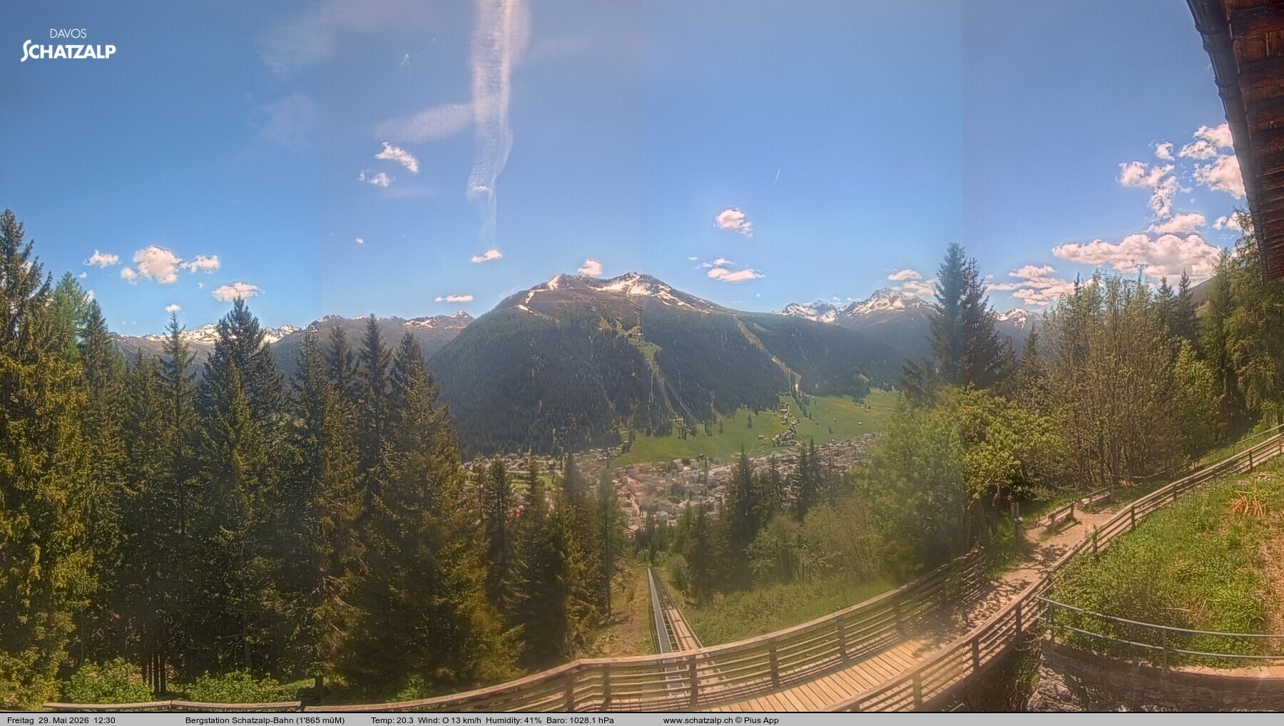 Archived image Webcam at Schatzalp