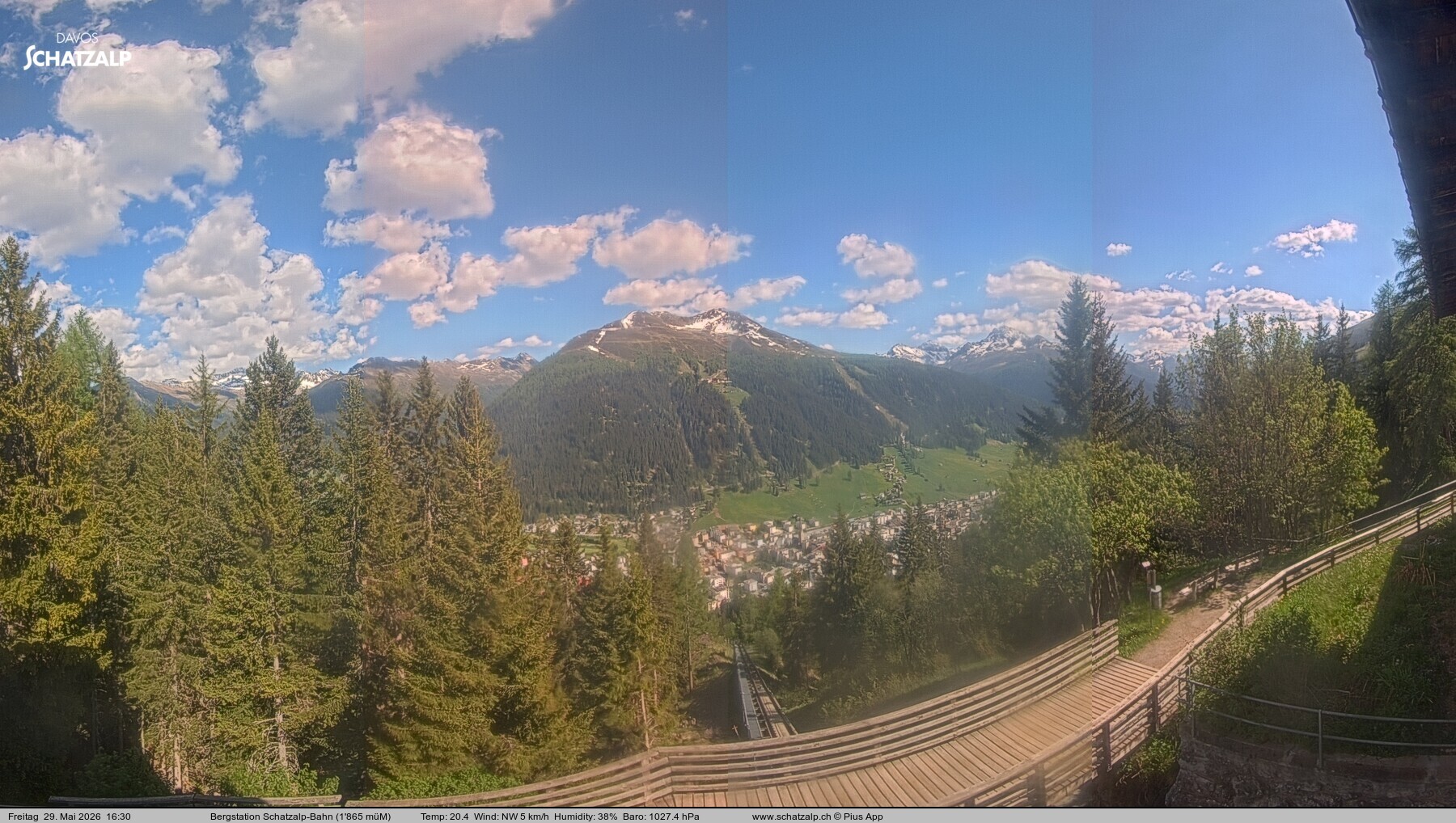 Archived image Webcam at Schatzalp