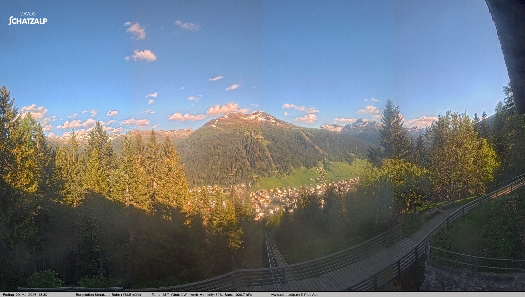 Archived image Webcam at Schatzalp