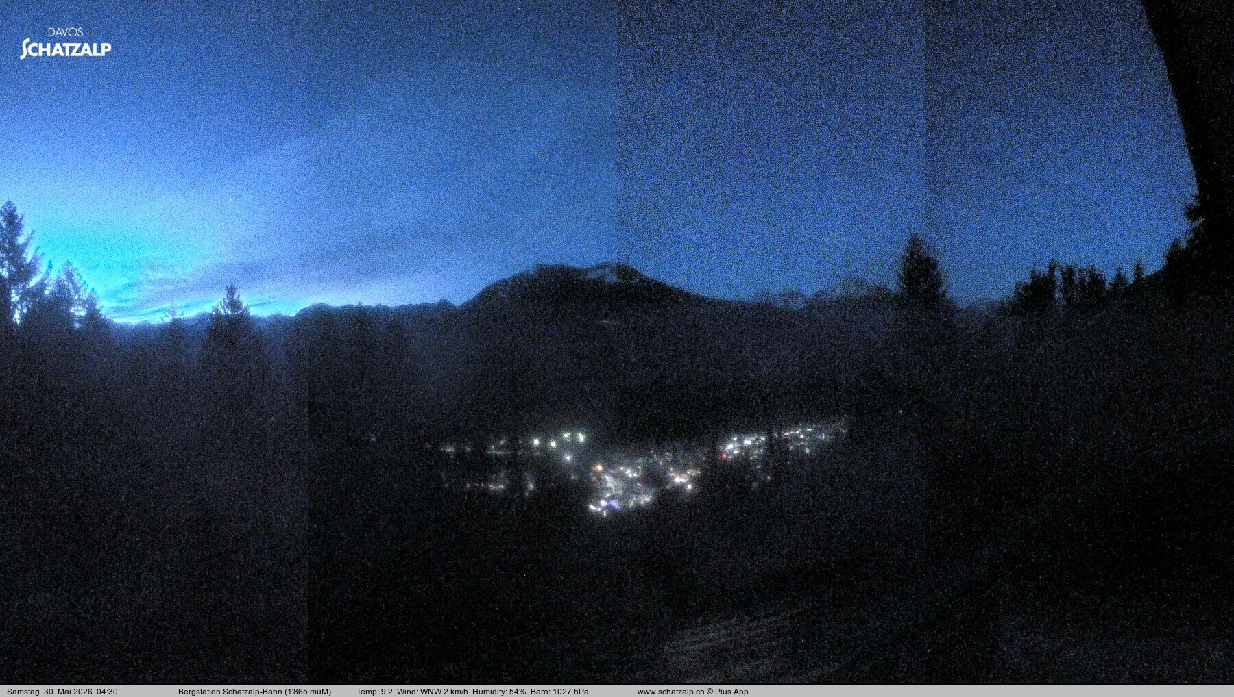 Archiv Foto Webcam Schatzalp