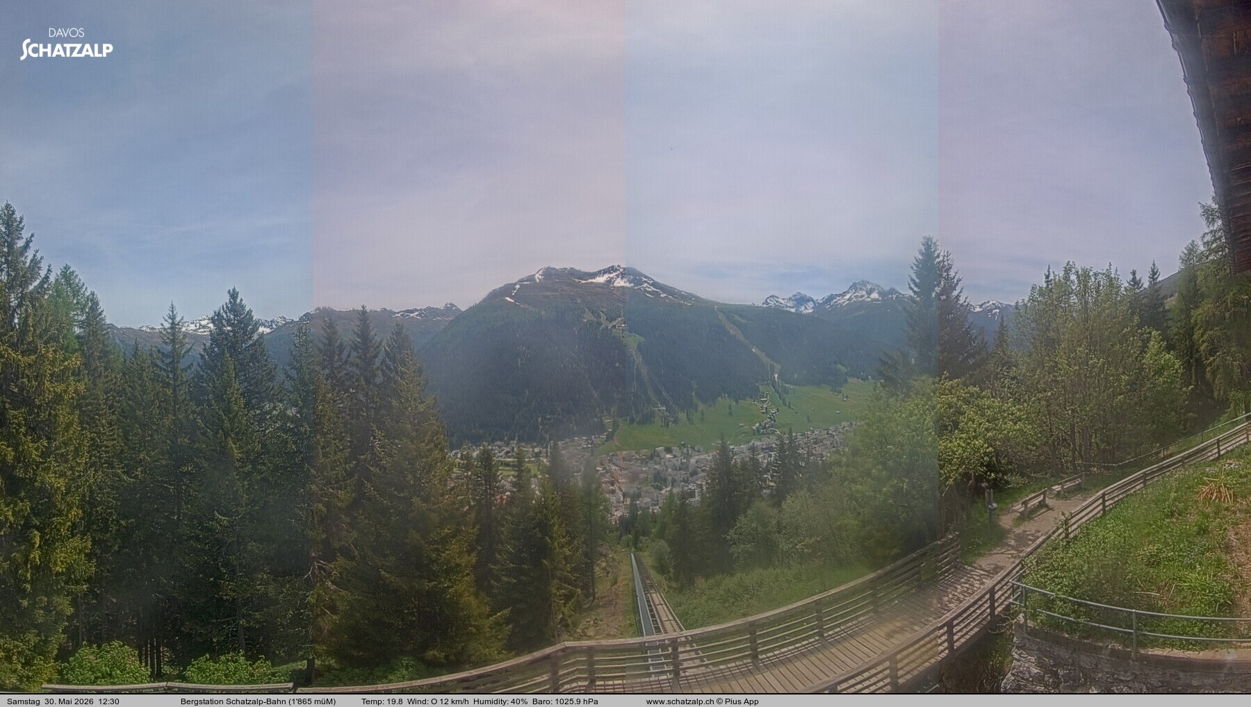 Archiv Foto Webcam Schatzalp