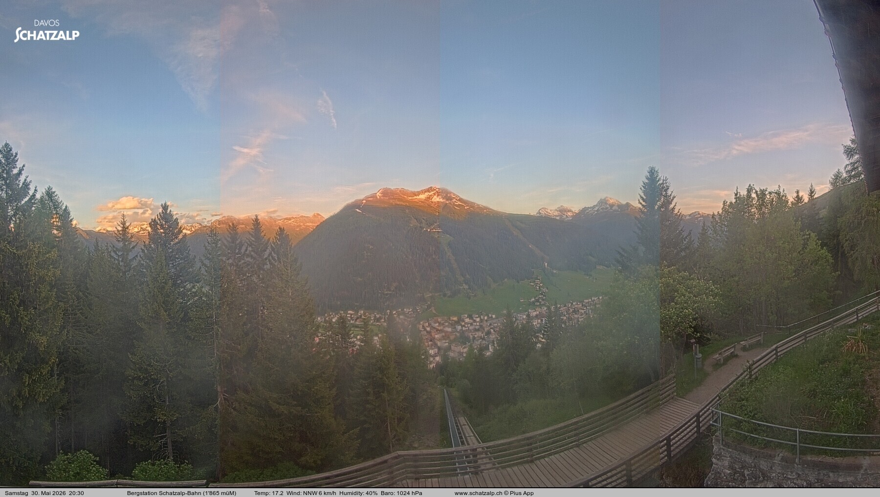 Archiv Foto Webcam Schatzalp