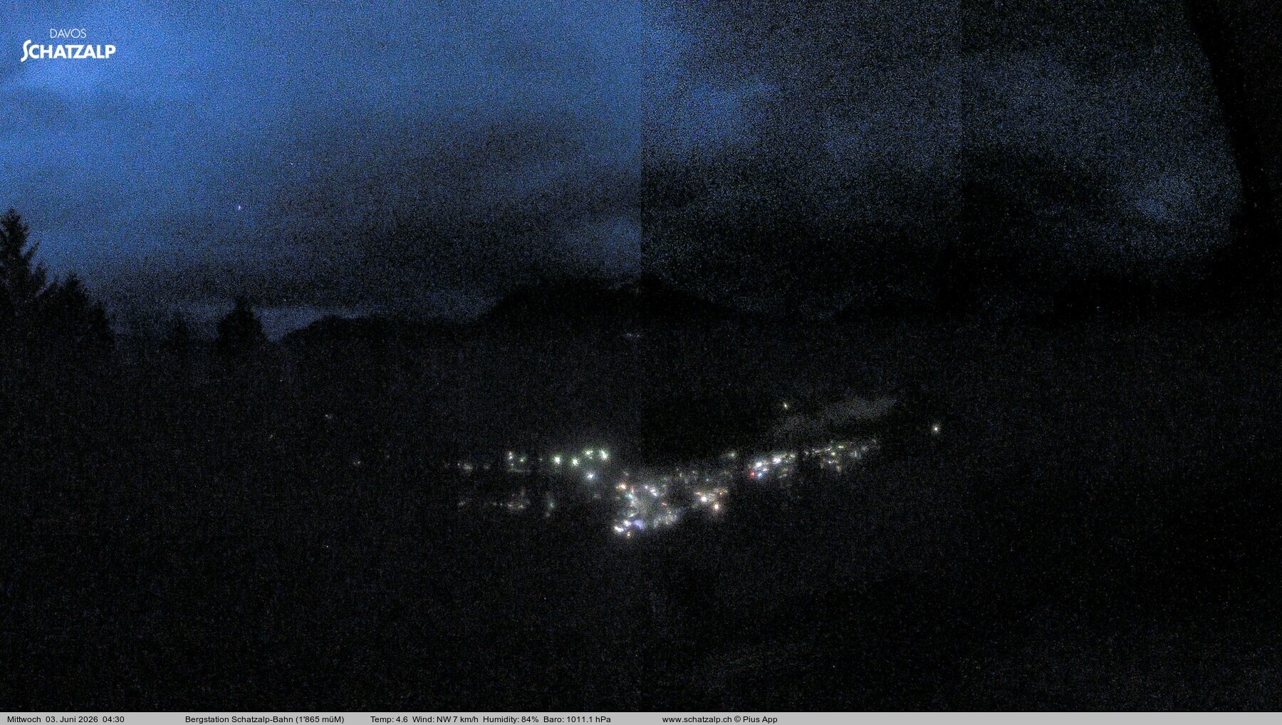Archiv Foto Webcam Schatzalp