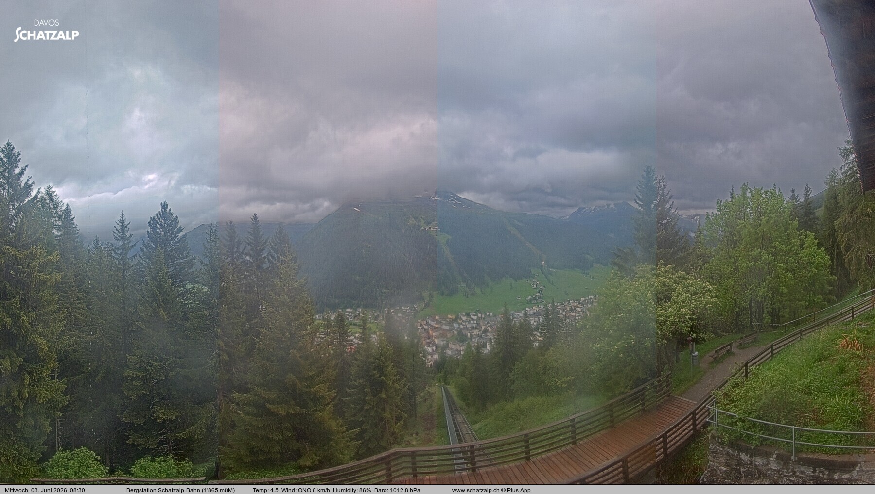 Archiv Foto Webcam Schatzalp