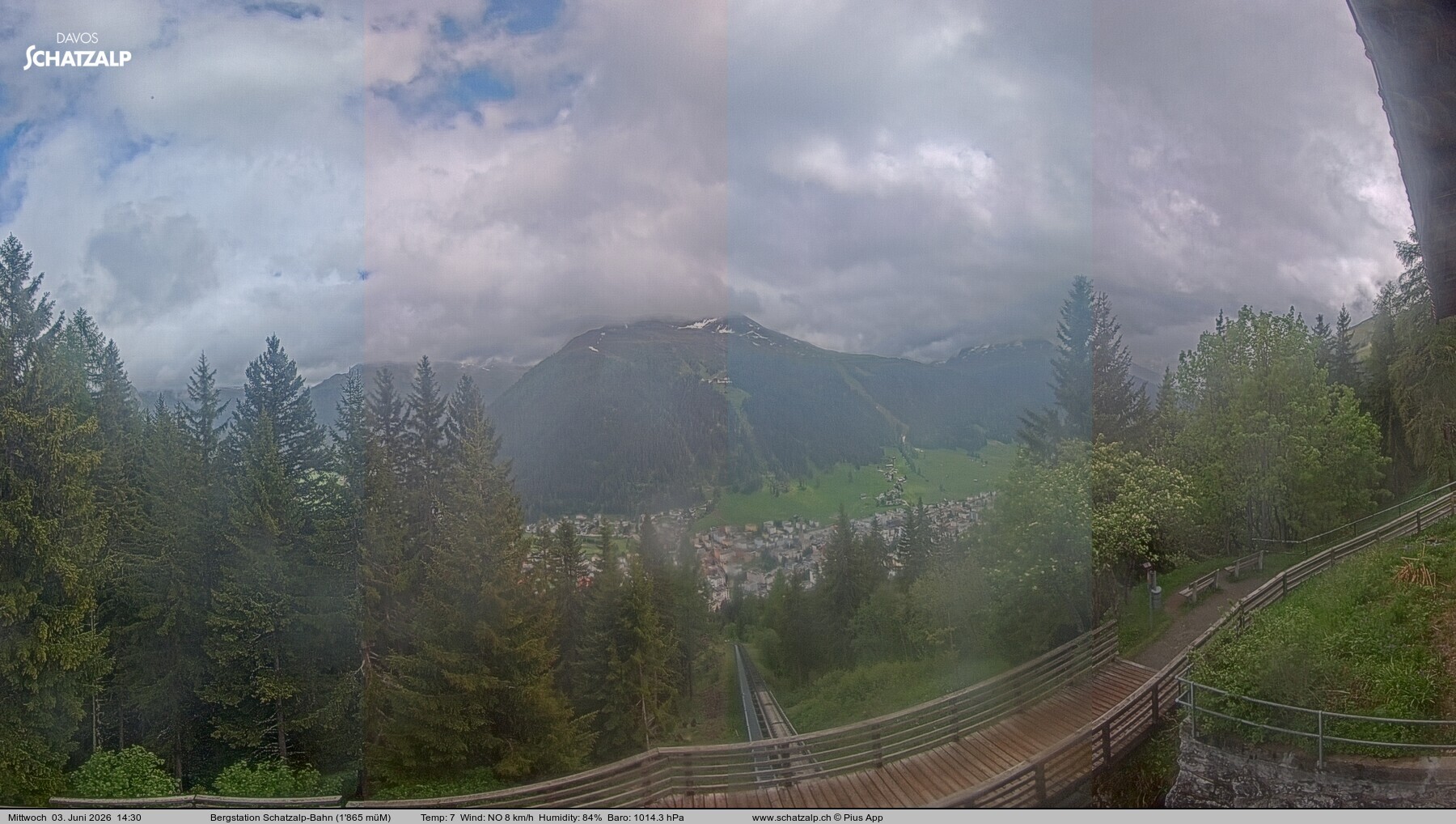 Archiv Foto Webcam Schatzalp