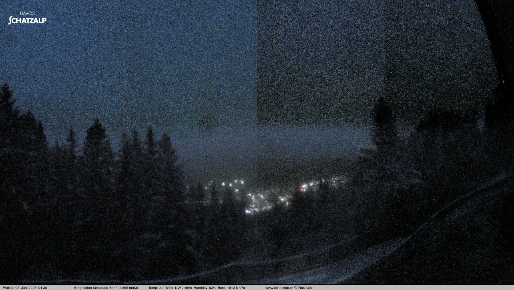 Archived image Webcam at Schatzalp