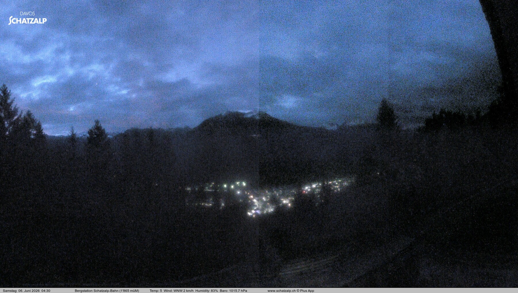 Archiv Foto Webcam Schatzalp