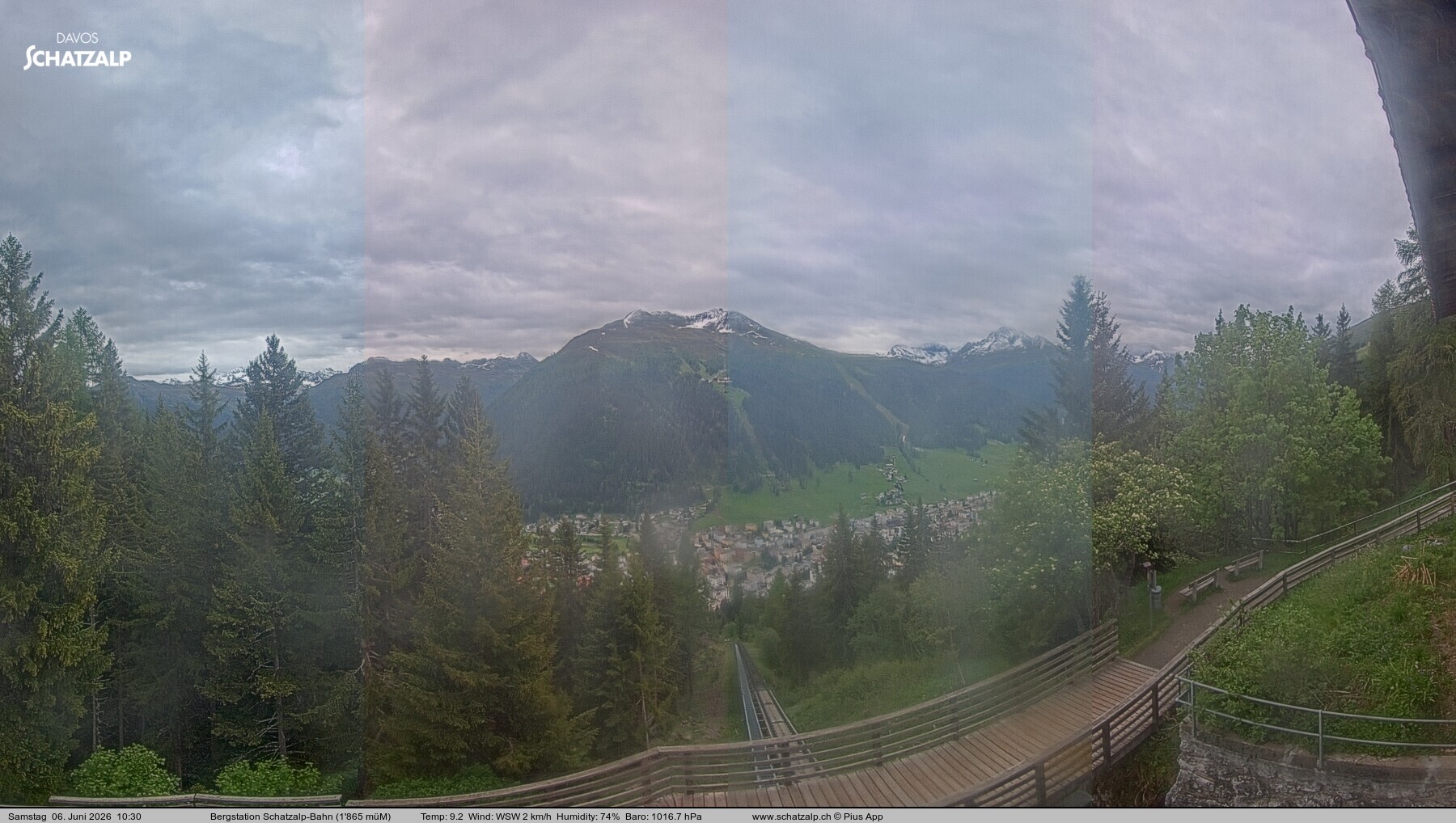 Archiv Foto Webcam Schatzalp