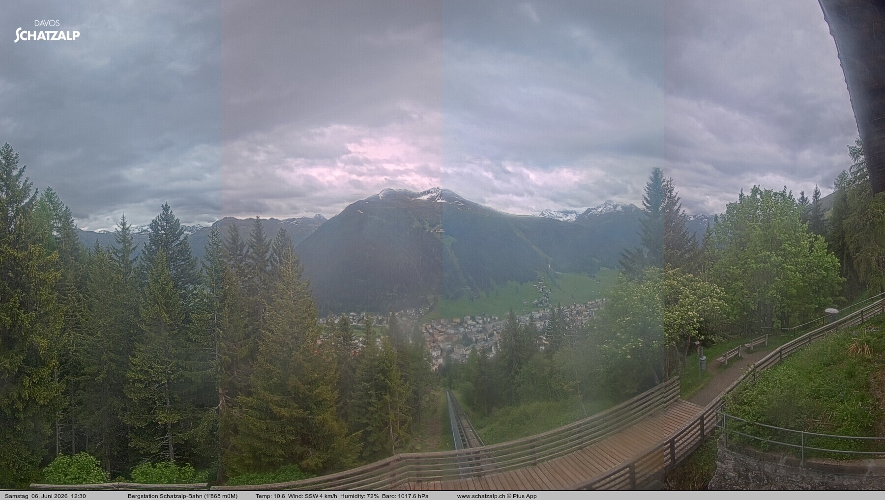 Archiv Foto Webcam Schatzalp