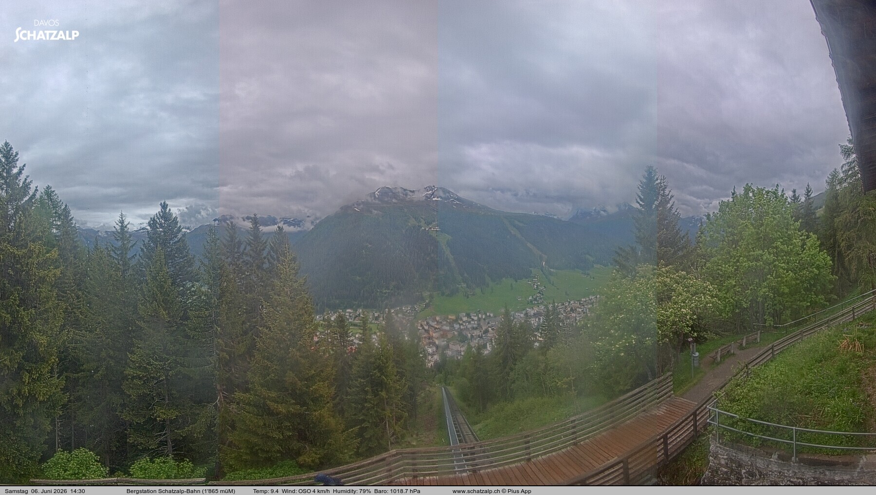 Archiv Foto Webcam Schatzalp