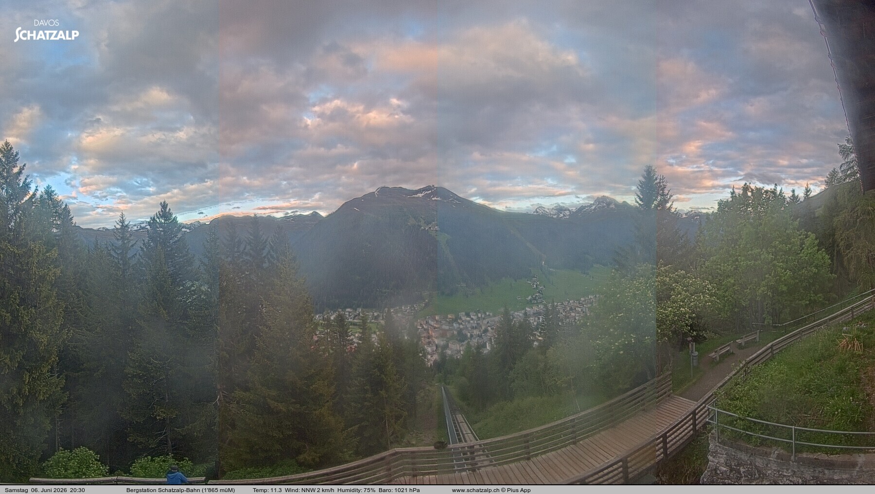 Archiv Foto Webcam Schatzalp