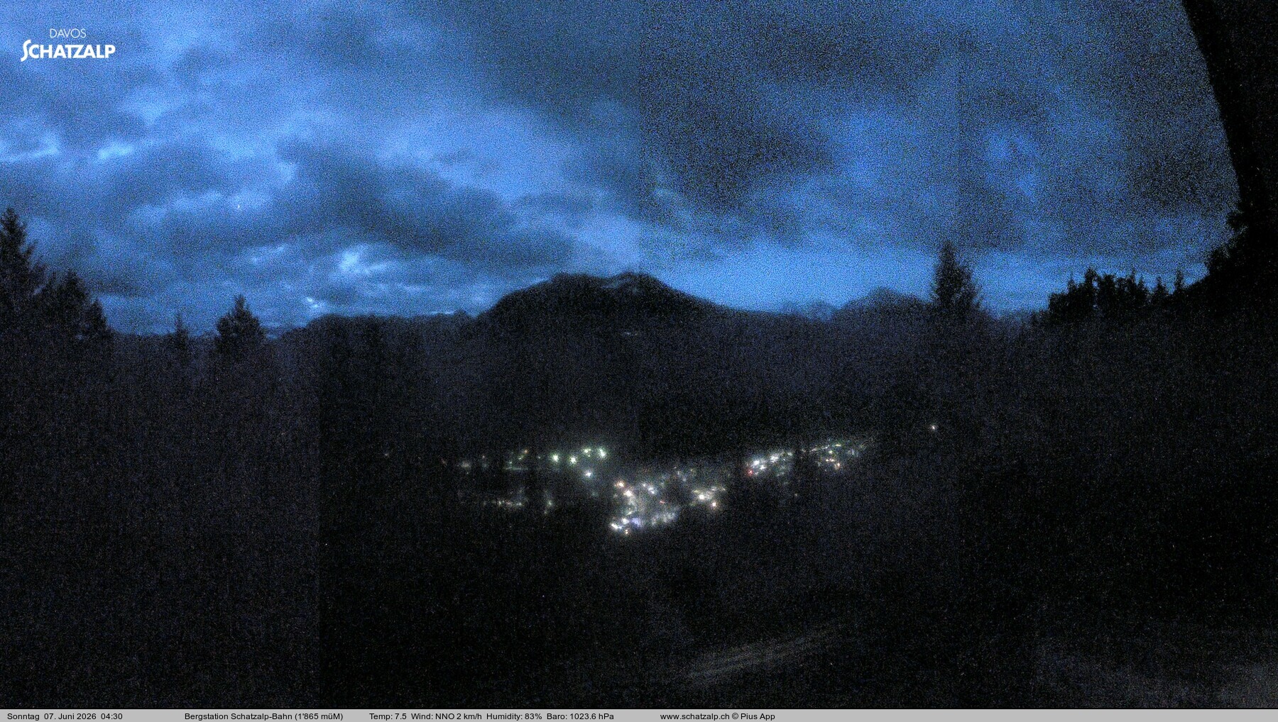 Archiv Foto Webcam Schatzalp