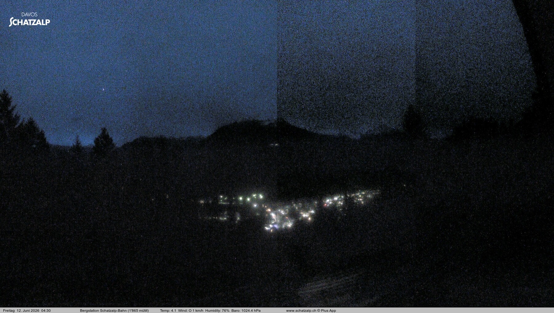 Archived image Webcam at Schatzalp