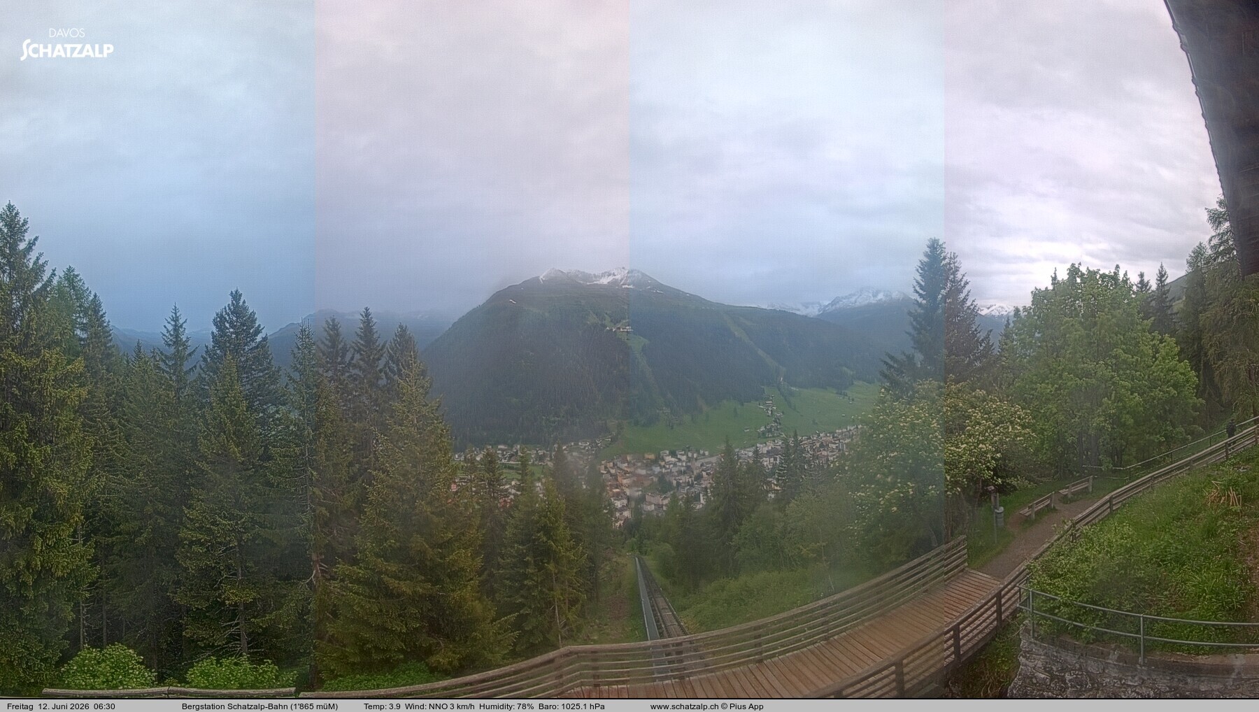 Archived image Webcam at Schatzalp