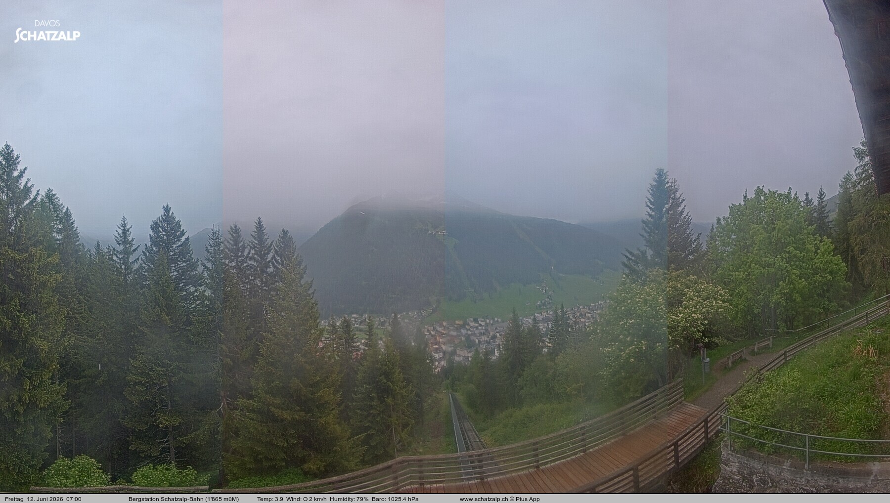 Archived image Webcam at Schatzalp