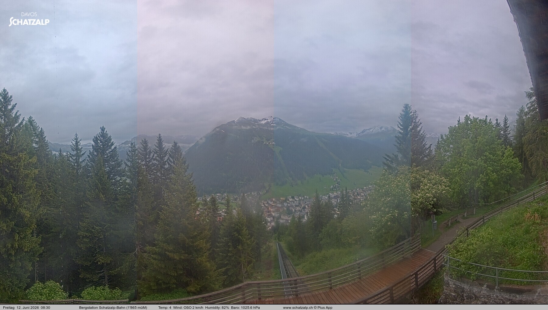 Archived image Webcam at Schatzalp