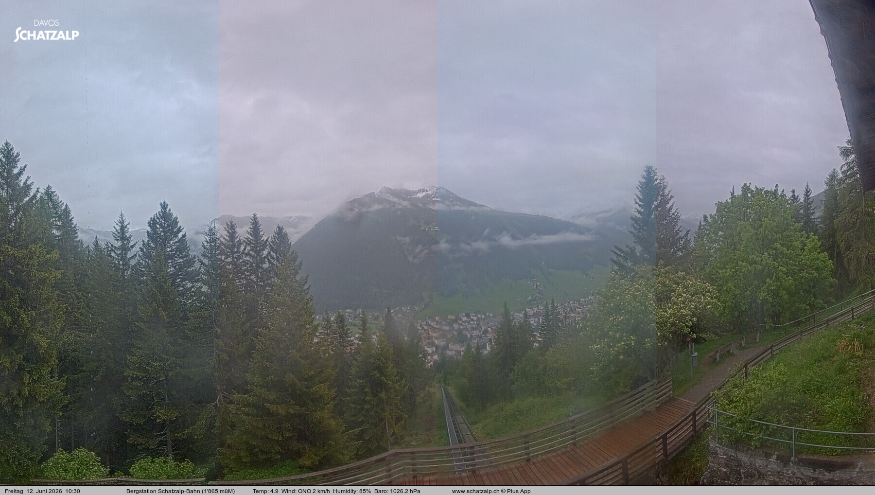 Archived image Webcam at Schatzalp