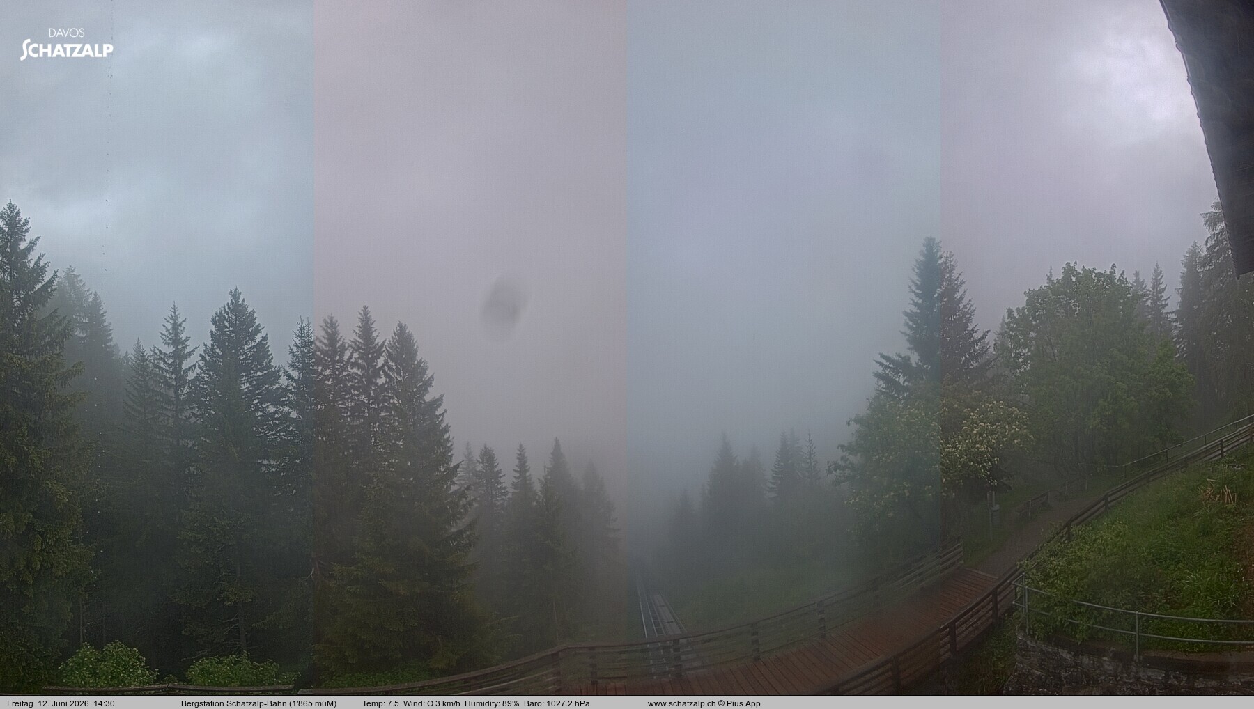 Archived image Webcam at Schatzalp