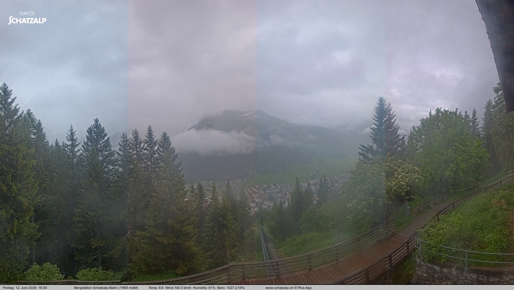 Archived image Webcam at Schatzalp