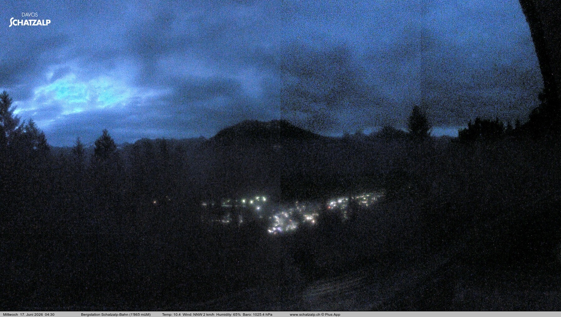 Archiv Foto Webcam Schatzalp