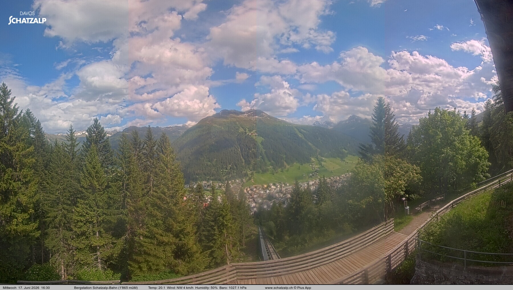 Archiv Foto Webcam Schatzalp