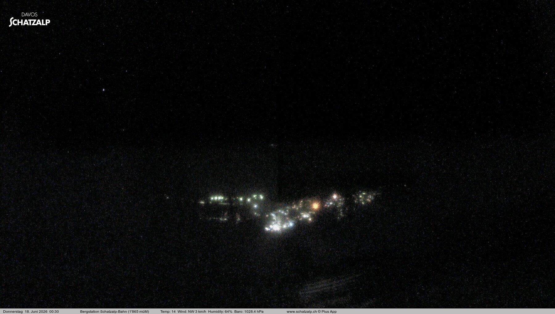 Archiv Foto Webcam Schatzalp