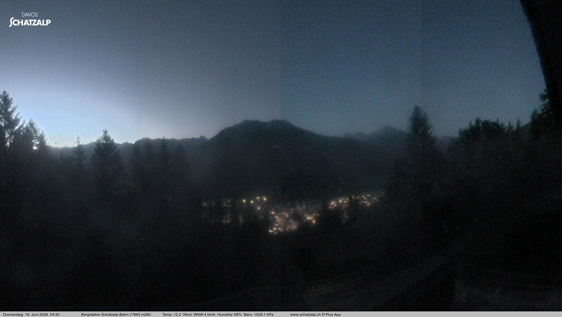 Archiv Foto Webcam Schatzalp