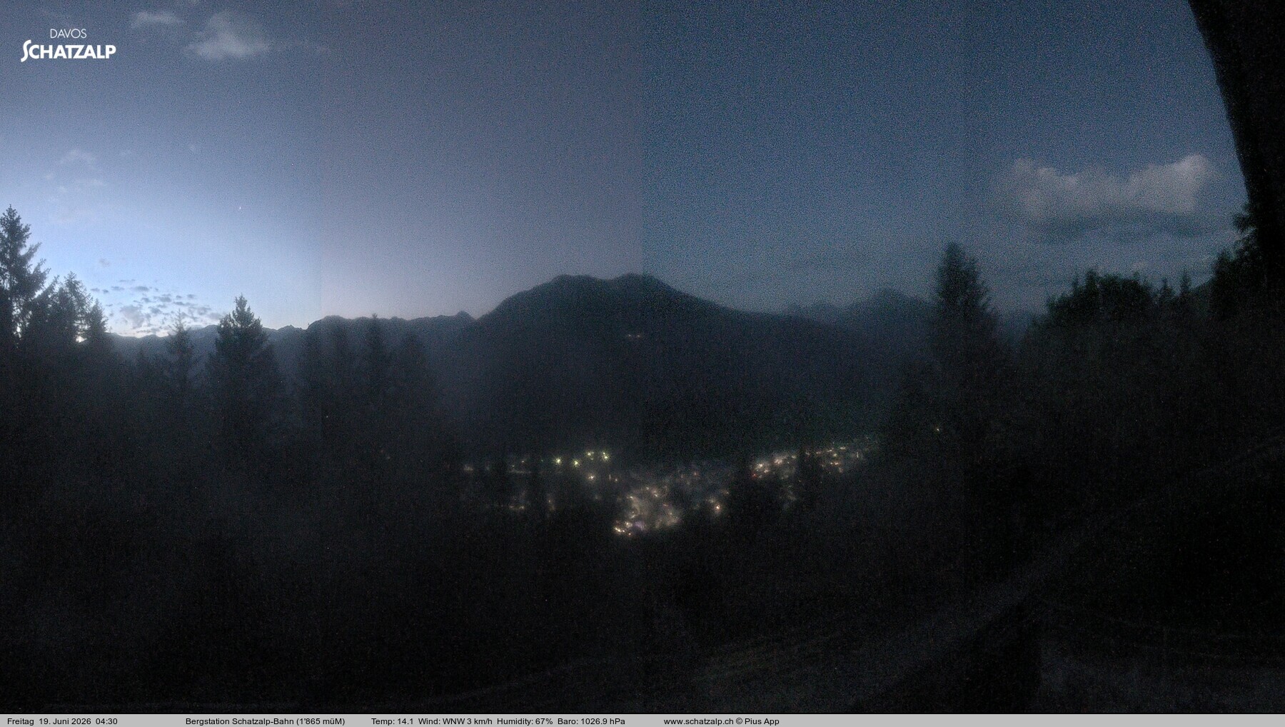 Archiv Foto Webcam Schatzalp