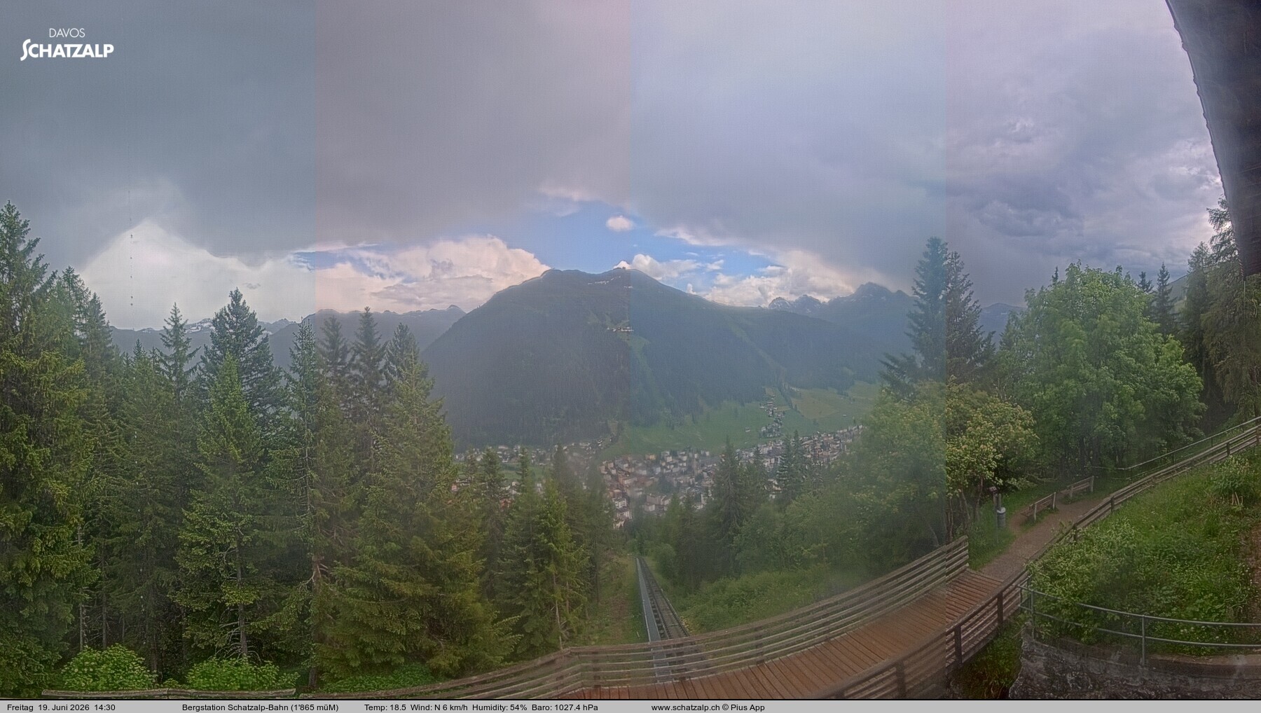 Archived image Webcam at Schatzalp