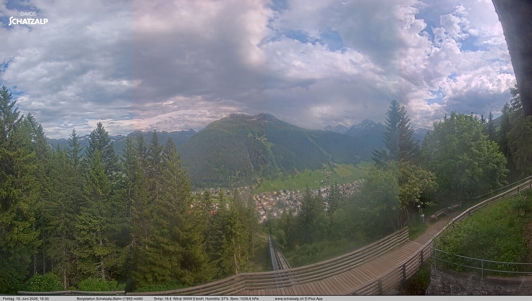 Archived image Webcam at Schatzalp