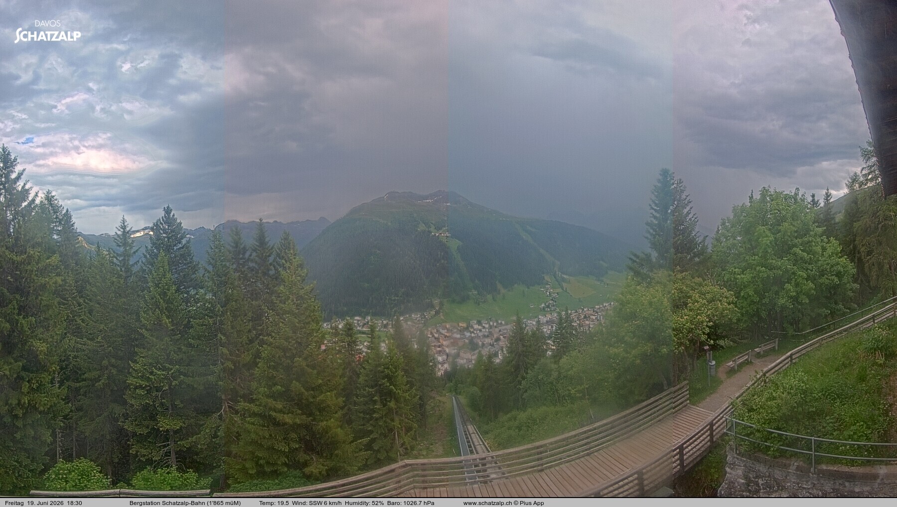 Archived image Webcam at Schatzalp