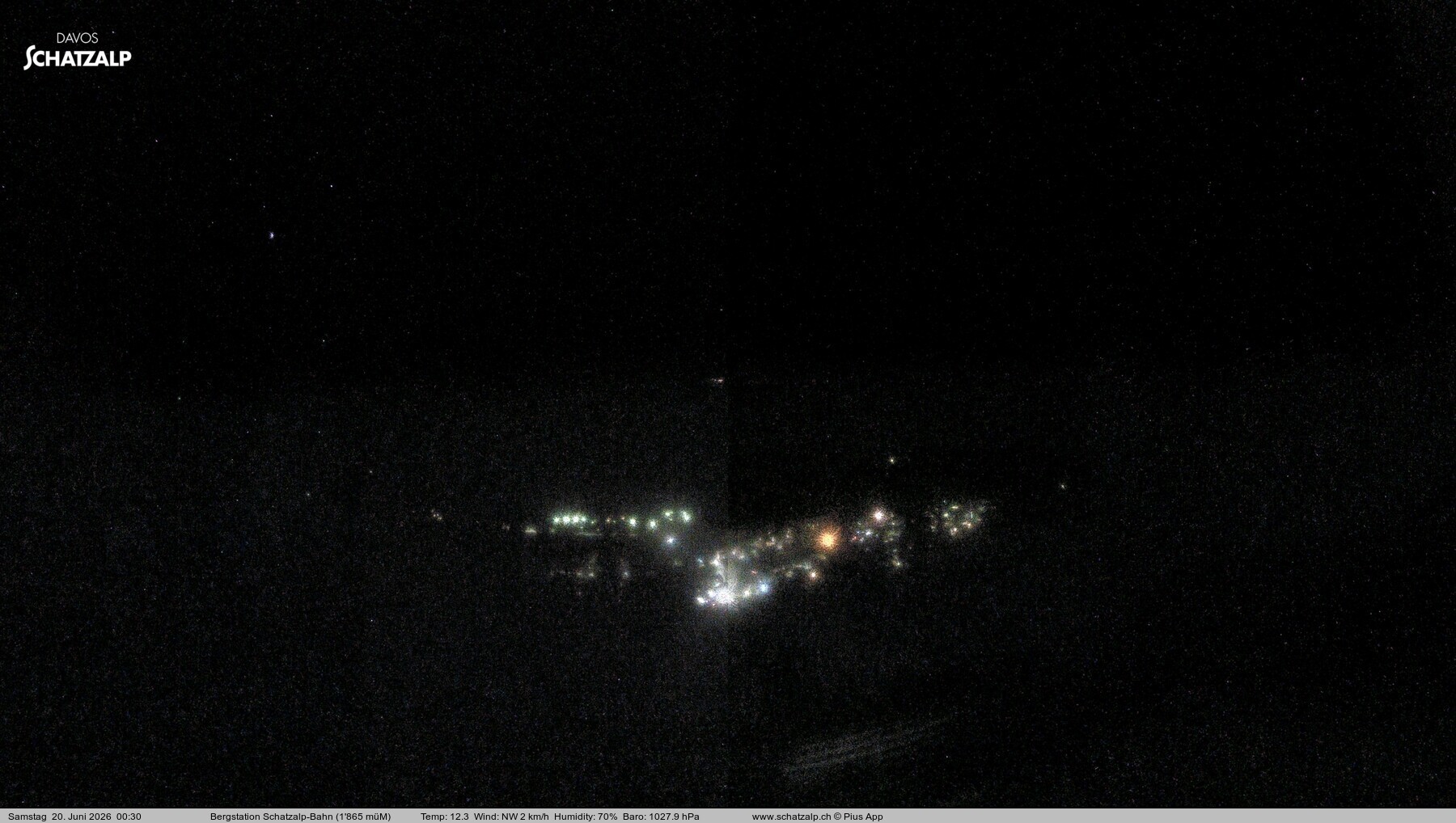 Archived image Webcam at Schatzalp