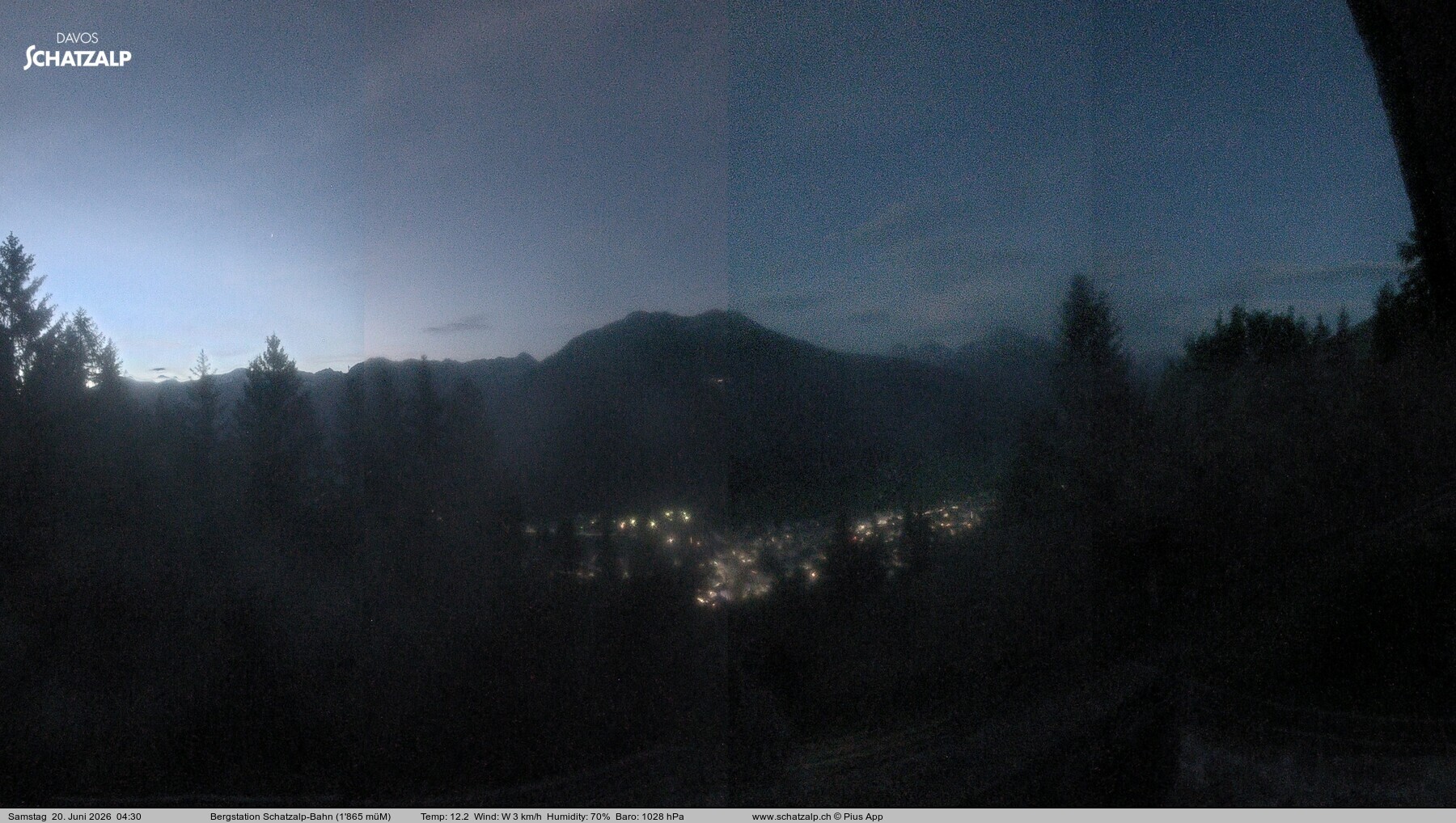 Archived image Webcam at Schatzalp