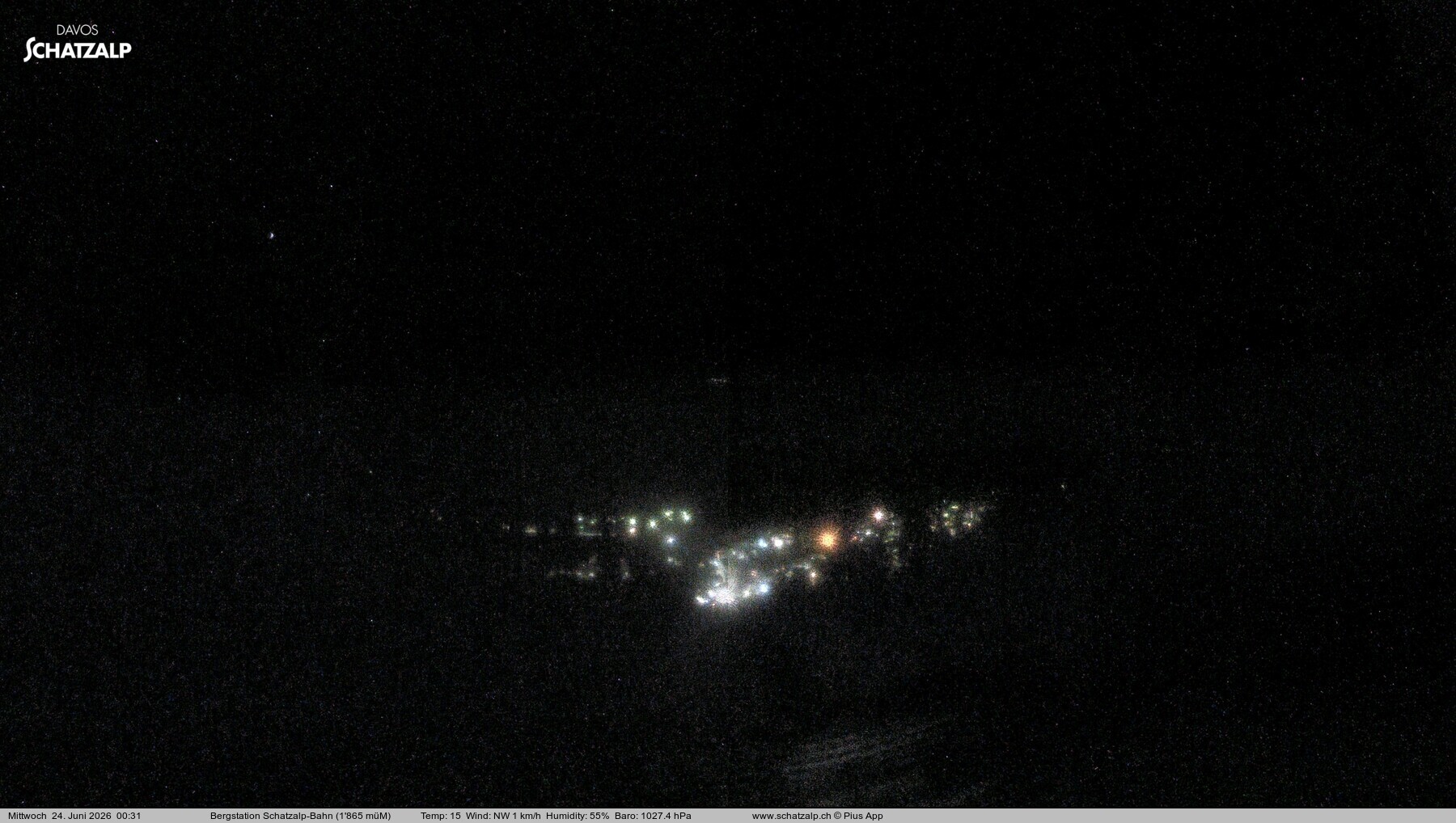 Archived image Webcam at Schatzalp