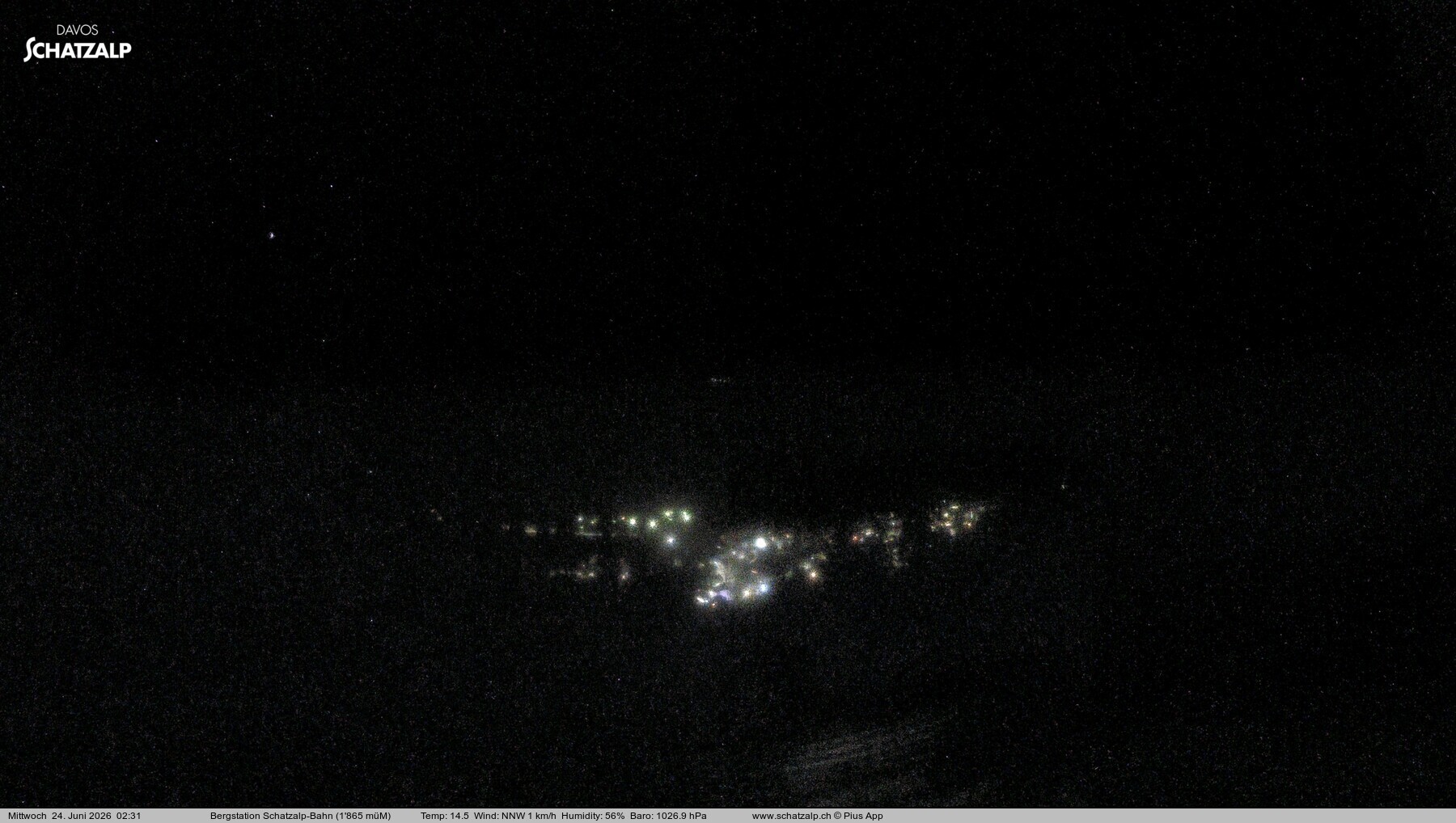 Archived image Webcam at Schatzalp
