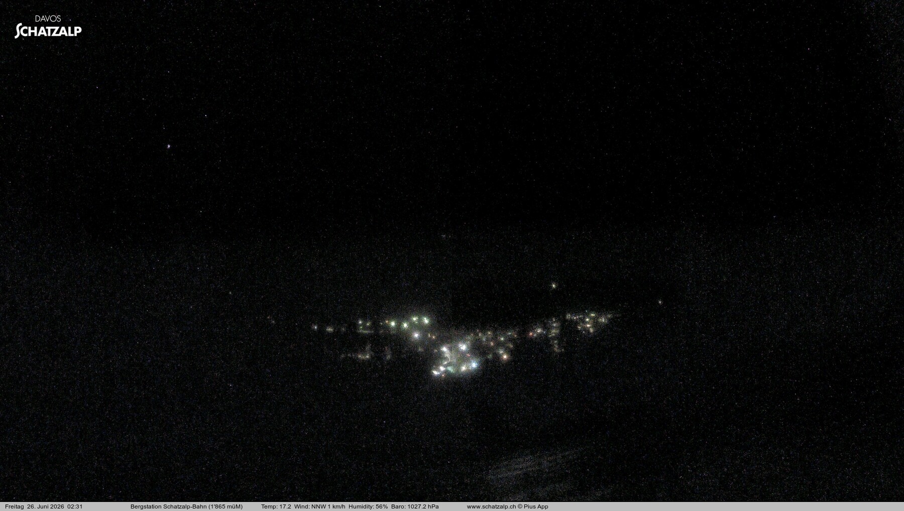 Archived image Webcam at Schatzalp